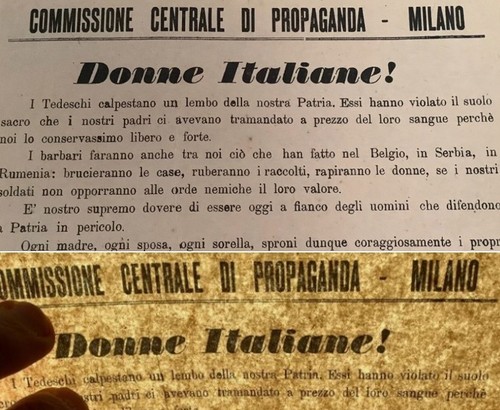 Storico volantino partigiano - volantino,
