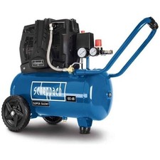 Compressore d'aria bicilindrico orizzontale silenzioso Scheppach HC25Si - 24 L -