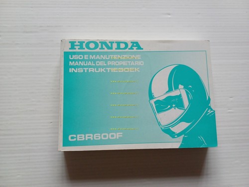 Honda cbr 600 1999 manuale - f,