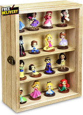 Espositore da collezione a parete vetrina scatola ombra con serratura e chiave...