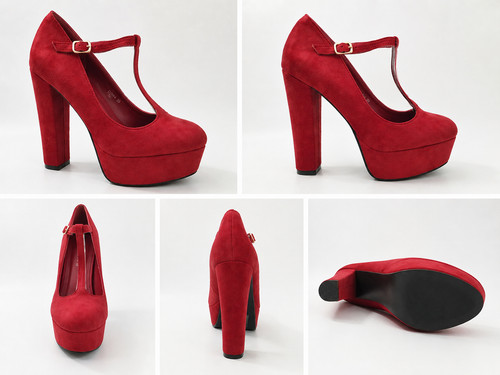 Scarpe donna rosse platform - scarpe,