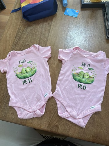 Twin gerber onsies - twin,