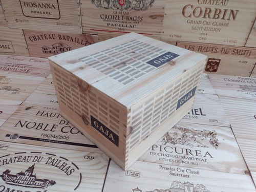 Cassetta porta vino - , legno