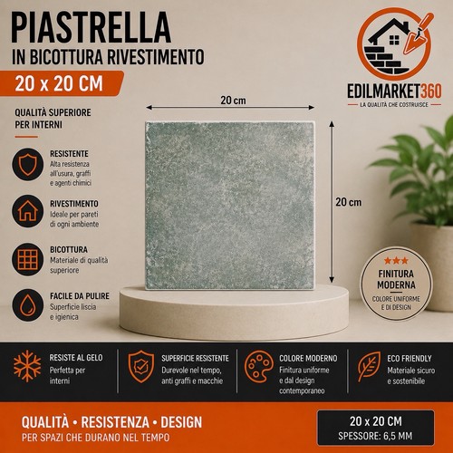 Piastrelle 20x20 verde in - ,