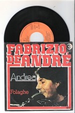 FABRIZIO DE ANDRE'=45GIRI