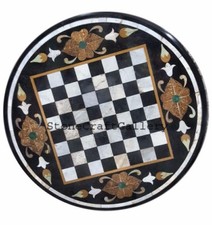 18 " Marmo Scacchi Table Top