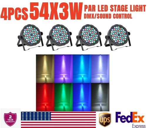 Led rgbw palco par - 4x,