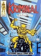 fumetto KRIMINAL MAX BUNKER MAX GRAPHIC NOVEL RITORNO DALLA ZONA BUIA