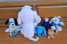 Stock lotto  10  peluche-pupazzi-per pesche di beneficienza-cane cuscino-Monster