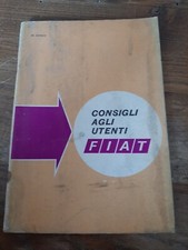 CONSIGLI AGLI UTENTI FIAT 1970