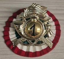 WW1 WW2 FREGIO 1° Rgt + COCCARDA  BERSAGLIERI ESERCITO ITALIANO NUOVO