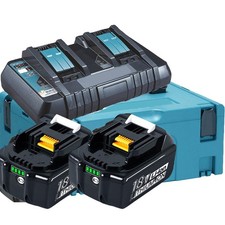 2x Indicatore Led Originale 18V 8Ah per Batteria Makita BL1860B 197422-4 BL1850B BL1830