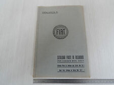 CATALOGO PARTI DI RICAMBIO ORIGINALE 1926 CHASSIS FIAT 505F 505 F
