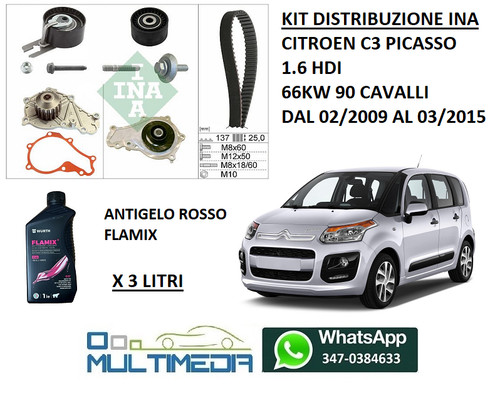 Kit distribuzione ina pompa - distribuzione,