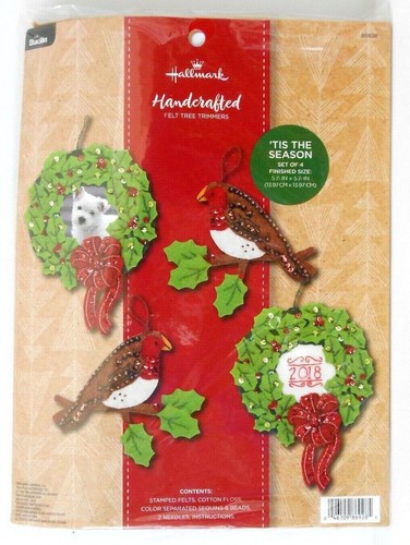 86928 bucilla hallmark tis - hallmark, 'tis