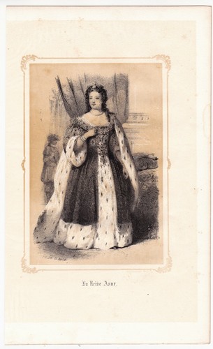 Portrait anne stuart - portrait, reine