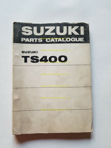 Suzuki 400 catalogo ricambi - suzuki,