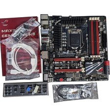 Scheda madre ASUS MAXIMUS IV GENE-Z GEN3 LGA1155 Z68 usata BIOS aggiornata