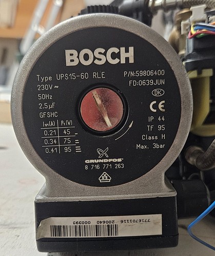Pompa circolatore bosch - pompa,