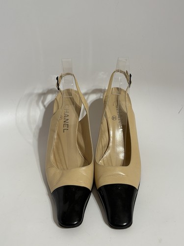 Vintage chanel beige pelle - chanel,