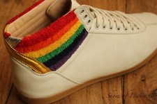 Gucci Rainbow Off White scarpe