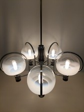 Grande Lampadario anni 70 5 luci Space Age