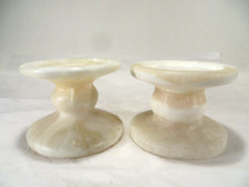 (2) Portacandele in pietra