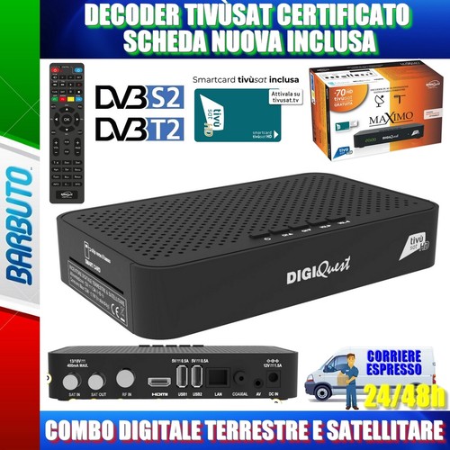 Decoder tivusat certificato - tivusat,