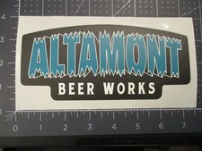Adesivo altamont beer works - beer,