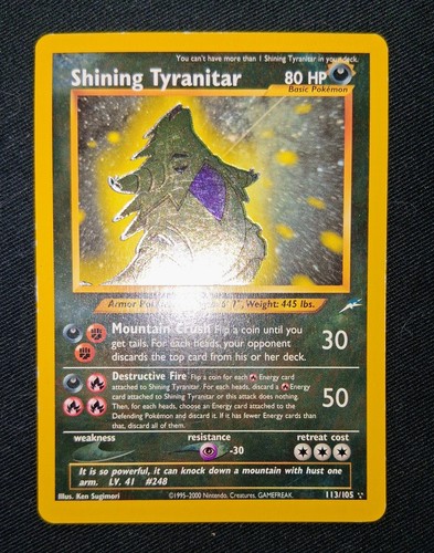 Pokemon tcg shining tyranitar - tcg,