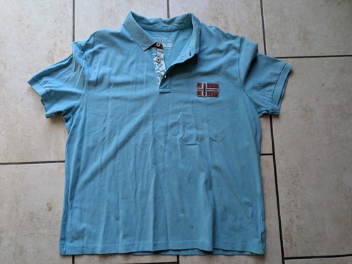 Polo blu napapijri maglietta - polo,