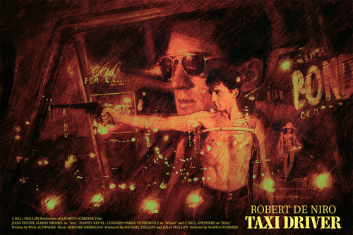 Poster film tassista 24x36