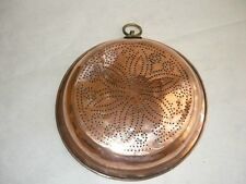 antico SCOLAPASTA IN RAME