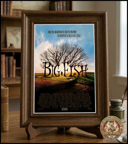 Big fish tim burton - 12"x8", /