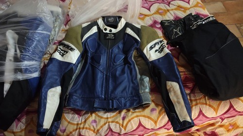 Tuta moto pelle divisibile - moto,