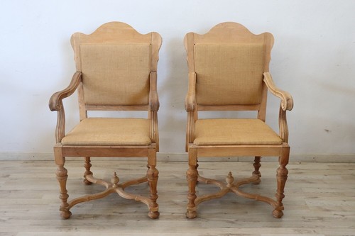 Coppia poltrone legno di - in,