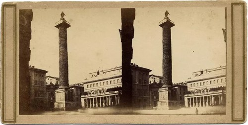 Rome early italian stereoview - early,