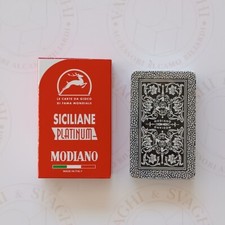 CARTE DA GIOCO MODIANO SICILIANE PLATINUM PLASTICA (300215)