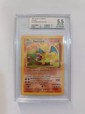 Charizard 4/102 Holo ITA - BGS 5.5 Set Base EXC + Pokemon Vintage Italiano ??