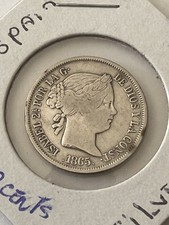 1865 40 CENTESIMI SPAGNA  