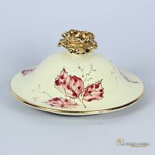  Coperchio antico in ceramica per zuppiera Deruta vintage ricambio da collezione