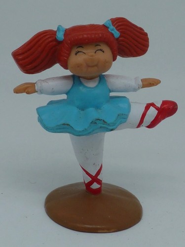 Figurine ancienne pvc danseuse - pvc,