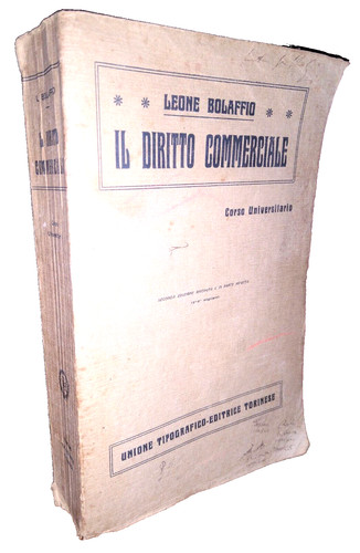 Bolaffio diritto commerciale - bolaffio, "