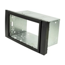 Mascherina telaio kit doppio 2 Din FORD FOCUS S-MAX C-MAX NERO rettangolare