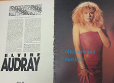 Clipping -ritaglio di giornale-Elvire Audray-3 pag.1987