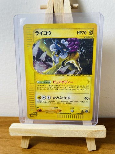 Pokemon raikou holo - holo, 1st