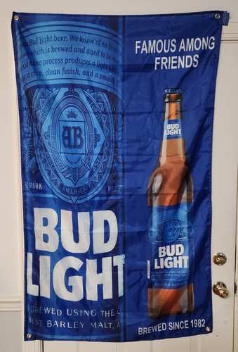 Bandiera con logo - , bud