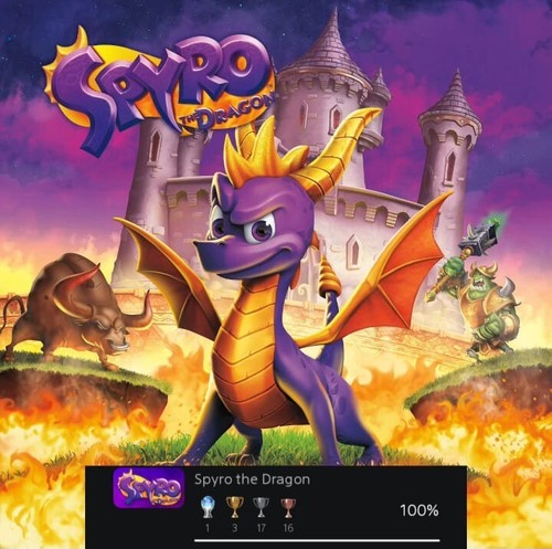 Platinum trophy service spyro - trophy,