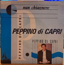 Disco vinile 45 giri Peppino di Capri " Nun Chiagnere " Polydor '88