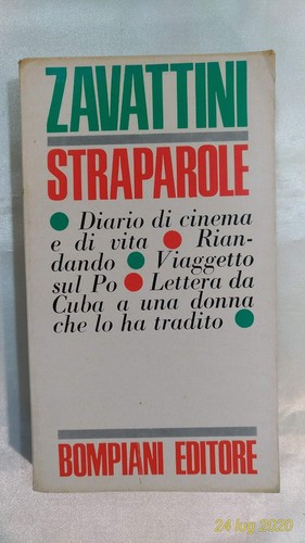 Straparole cesare zavattini - -,